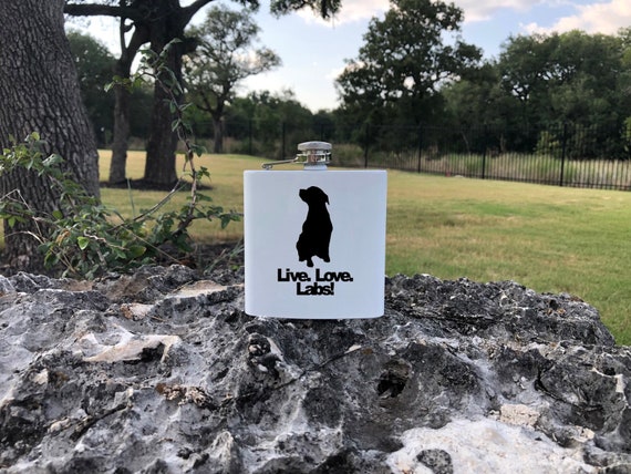 Flasks Flask Dog Flask Hunting Dogs Fathers Day Groomsmen Etsy