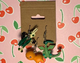 Pokemon Earrings read description! Dragon Types!