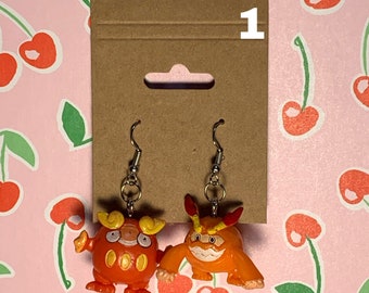 Pokemon Earrings read description! Dragon Types!