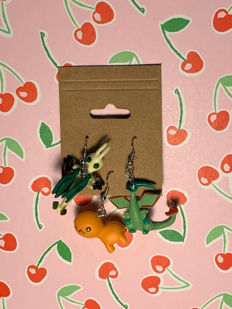 Pokemon Earrings read description! Dragon Types!