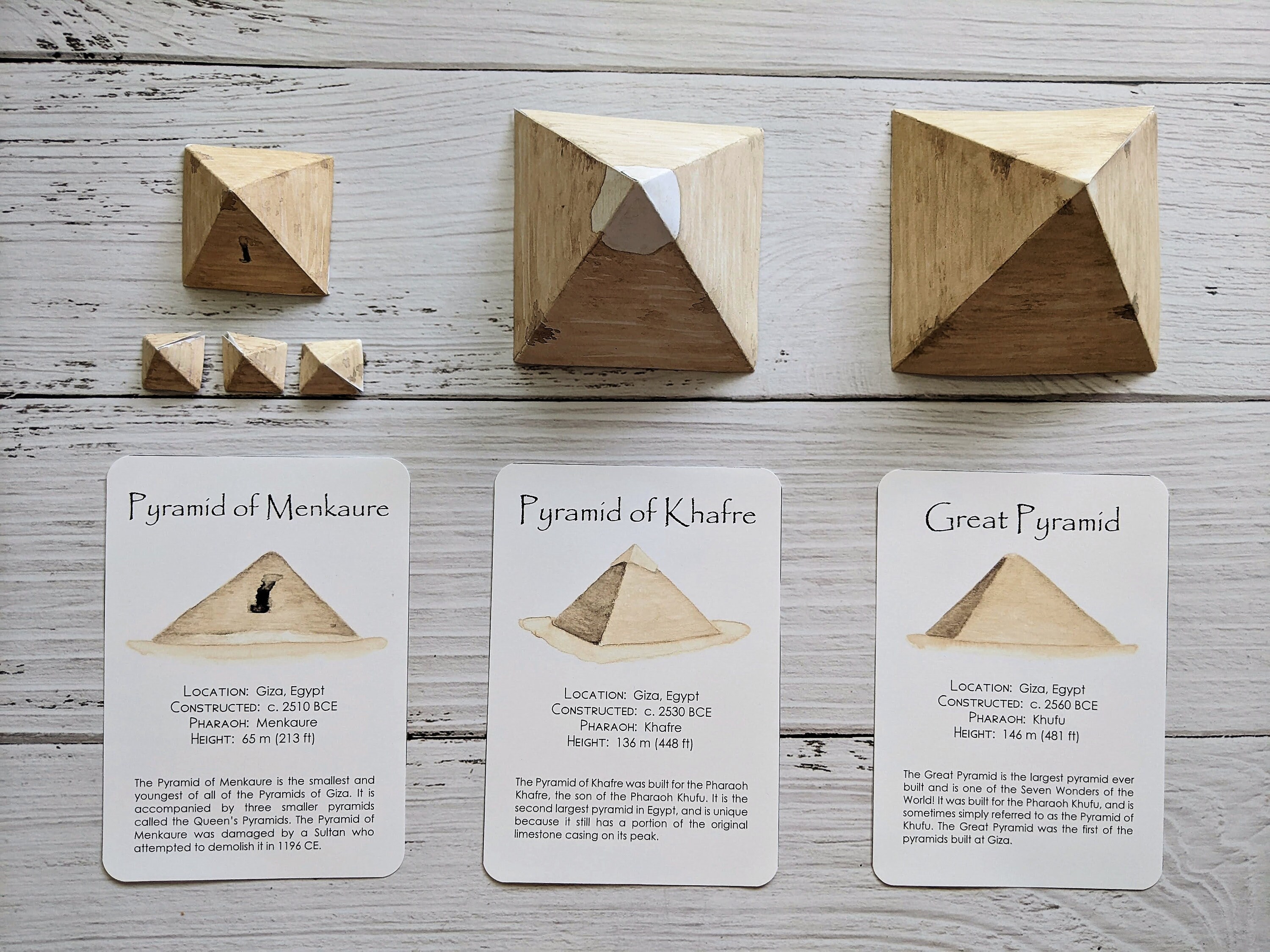 Pyramids of Egypt Homeschool Printable History &amp; Geography - Etsy