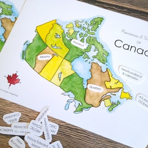 Oh Canada: An Introduction to the Great White North Homeschool Printable Geography 3-Part Cards image 4