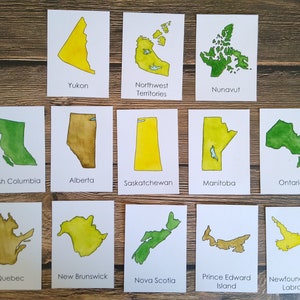 Oh Canada: An Introduction to the Great White North Homeschool Printable Geography 3-Part Cards image 8