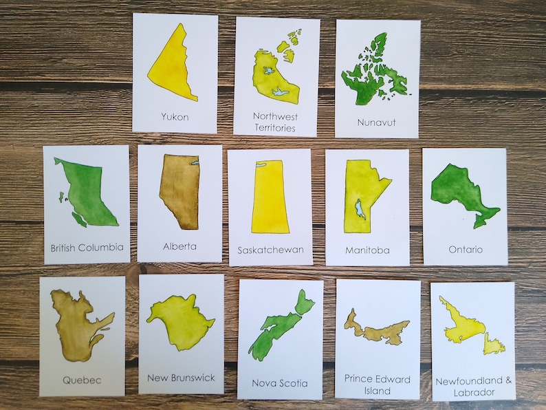 Oh Canada: An Introduction to the Great White North Homeschool Printable Geography 3-Part Cards image 8