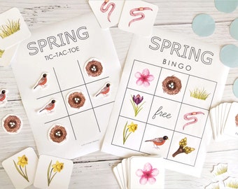 Spring Games Pack | Homeschool Printable | Early Years