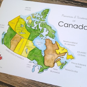 Oh Canada: An Introduction to the Great White North Homeschool Printable Geography 3-Part Cards image 3