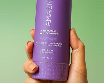 Gotas de belleza Rainforest - Aceite para rostro, cuerpo y cabello (vegano, libre de crueldad animal, ingredientes naturales)