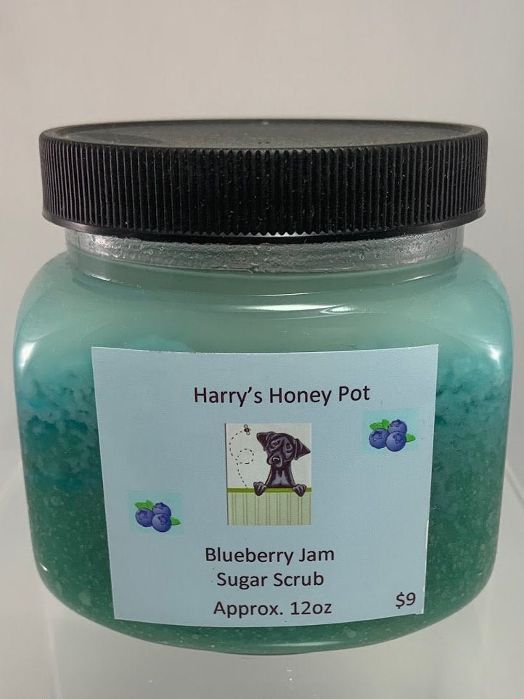 Sour Blue Raspberry Scrub Blueberry Sugar Scrub. Homemade, All Natural, Exfoliating and ...