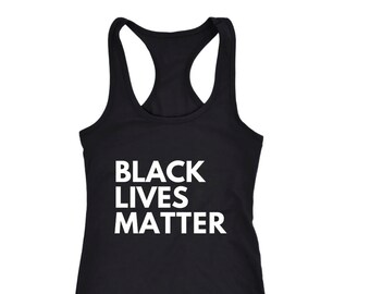 Black Lives Matter racerback T-shirt voor dames
