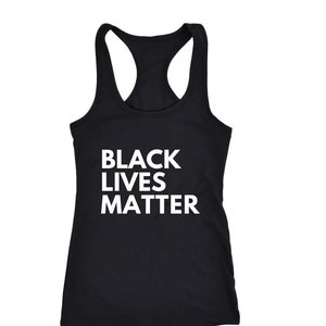 Black Lives Matter Women's Racerback T-Shirt