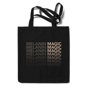Melanin Magic Block Tote Bag - Anniversary Collection