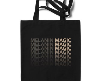 Melanin Magic Block Tote Bag - Anniversary Collection
