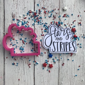 Stars and Stripes Cookie Cutter