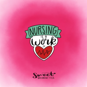 Teaching/Nursing/Motherhood is a Work of Heart Cookie Cutter