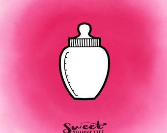 Cortador de galletas con forma de biberón