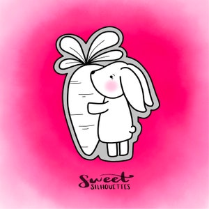 Bunny Carrot &#39;23 Cookie Cutter