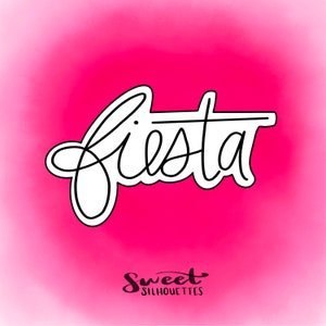Fiesta Lettering Cookie Cutter