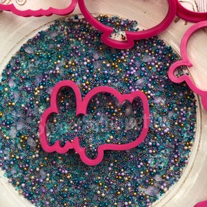 AHOY lettering Cookie Cutter