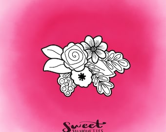 Floral Cluster #3 Cookie Cutter