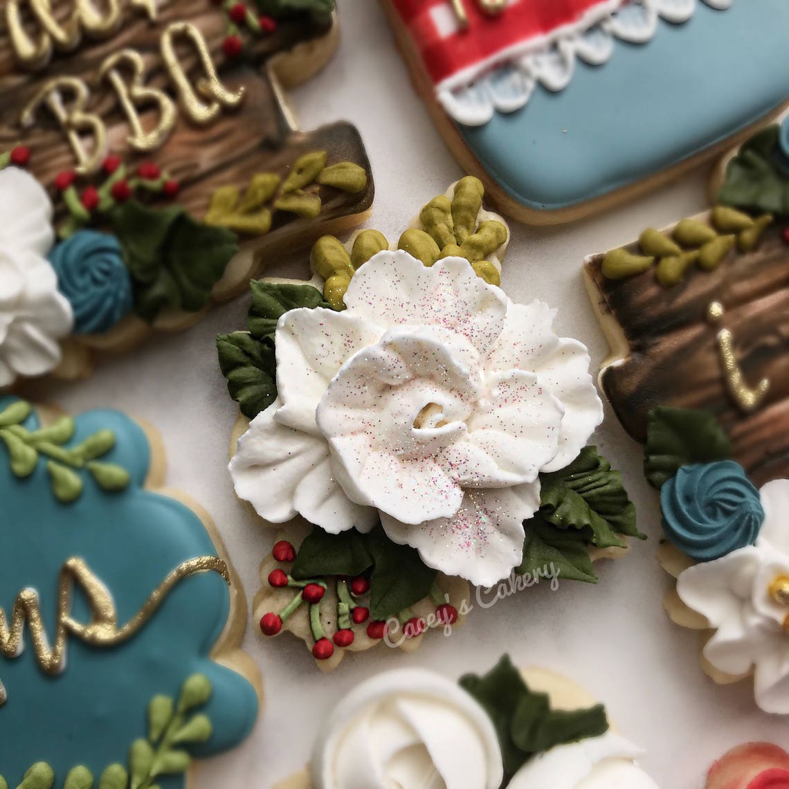 Floral Cluster Cookie Cutter Etsy