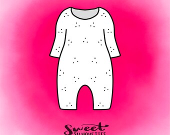 Long Sleeve Onesie Cookie Cutter
