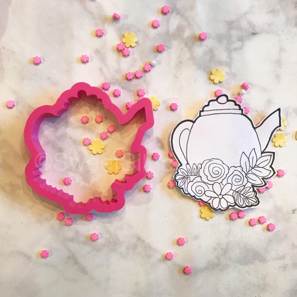 Teapot Cookie Etsy