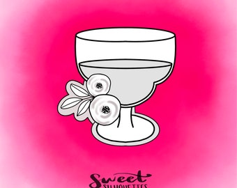 Floral Margarita '23 Cookie Cutter