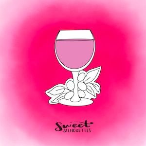 Wine Glass 25 Cookie Cutter