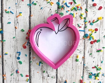 Chubby Apple Heart Cookie Cutter