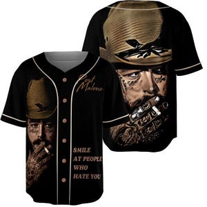 Camiseta de la gira Big Ass Stadium, camiseta de béisbol de la gira Posty 2025, artículos de la gira Posty, música country