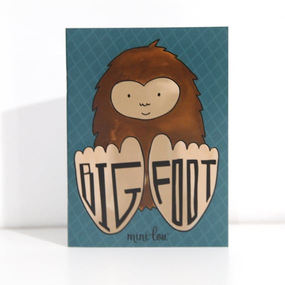 bigfoot coloring book etsy