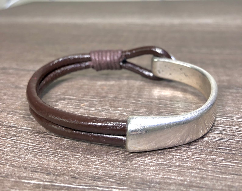 Vintage Leather Cuff Bracelet Alloy Bangle bracelet for Men /& Women Leather Cuff Bracelet