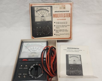 Micronta  Multi Tester 22-201B  AC DC, vintage tools