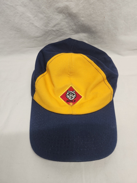 Vintage Boy Scout hat, Wolf scout hat, BSA cap