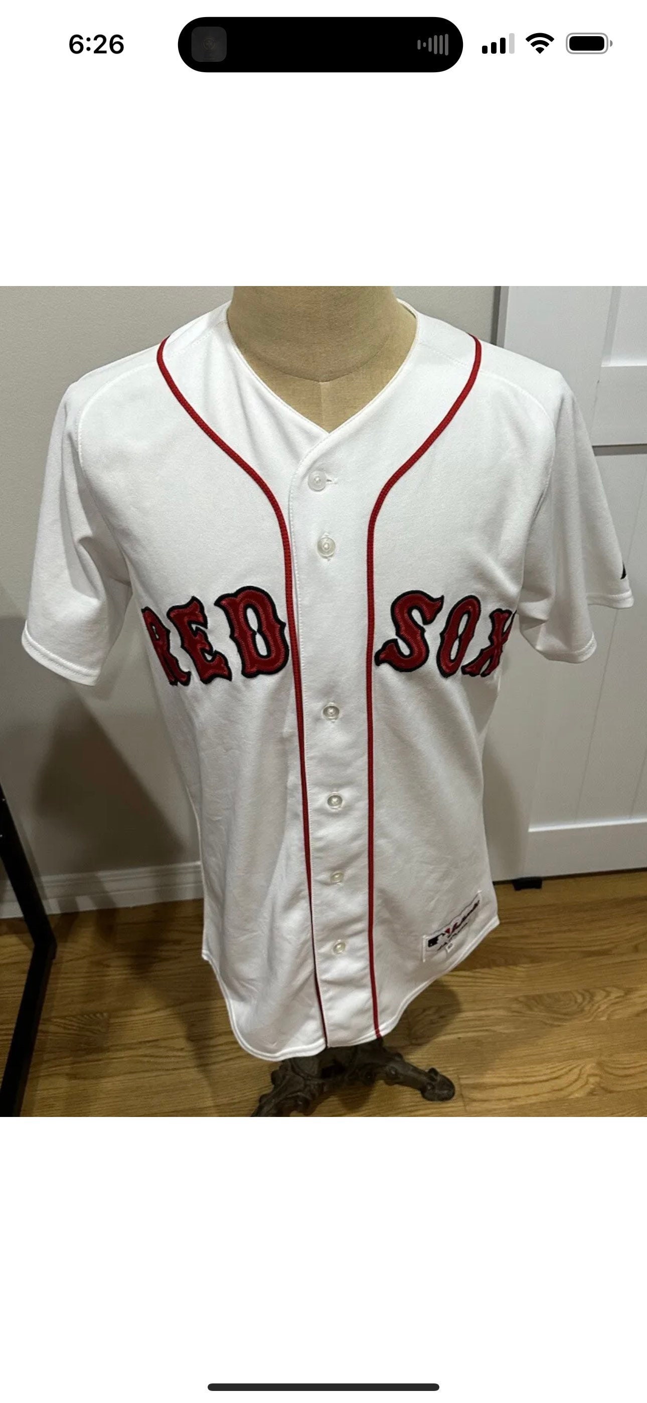 Wade Boggs Jersey - Boston Red Sox Replica Adult Home Jersey