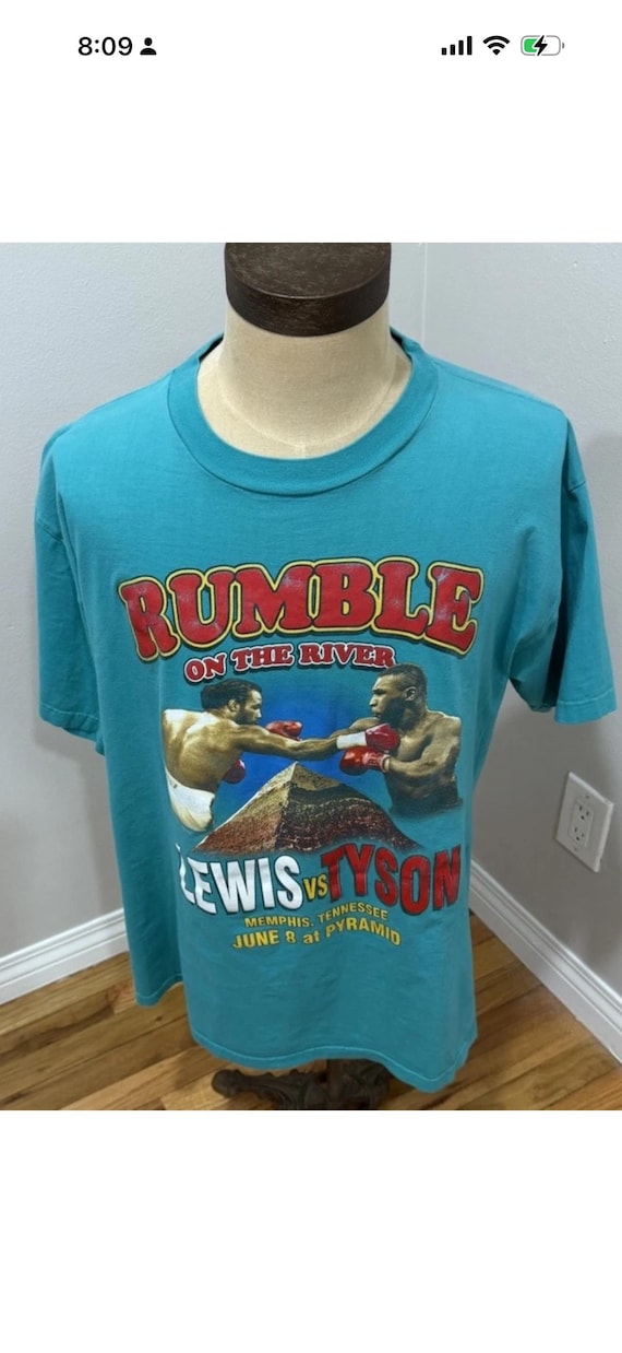 Rumble on the Lewis vs Tyson Tシャツ Vintage Mike Tyson Lennox