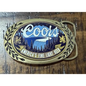 Vintage Coors Belt Buckle - Etsy display picture 1
