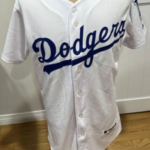 Men's Los Angeles Dodgers Nike White Home Authentic Custom Patch Jersey