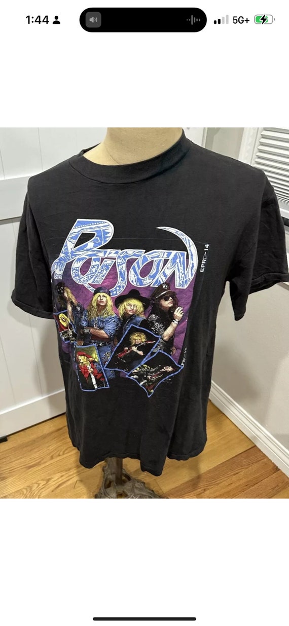 Vintage 1988 Poison Open Up And Say Ahh Tour Metal