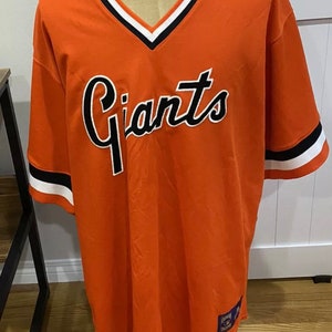 Vintage Majestic San Francisco Giants Barry Bonds Orange/black 