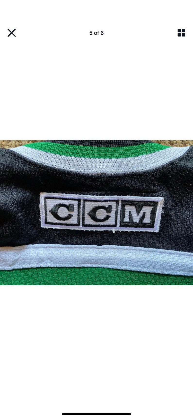 Vintage Boston Celtics CCM Green NBA Hockey Jersey Mens ...