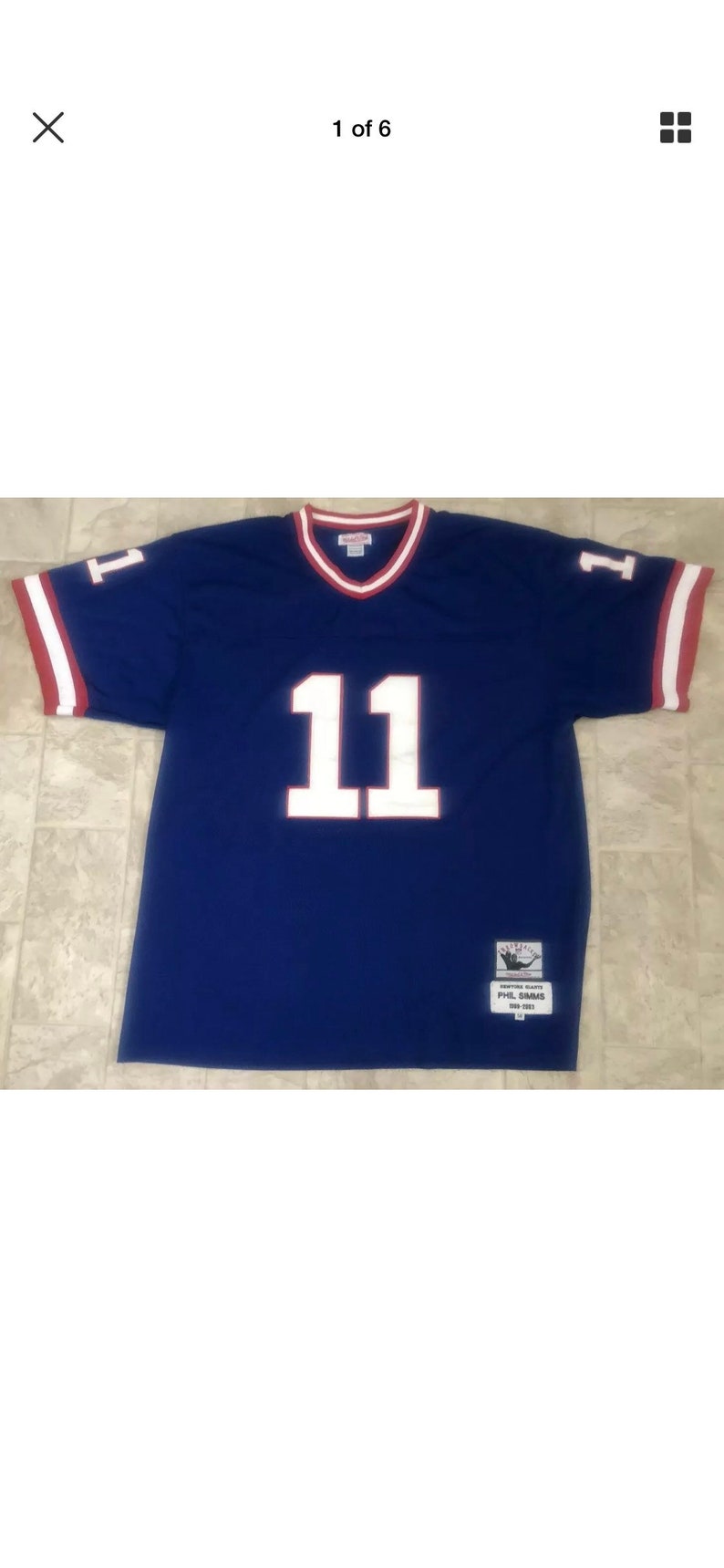 phil simms jersey