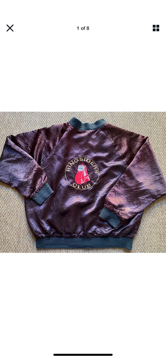 Rare Vintage Forum Boxing Ringsiders Club Satin Ja
