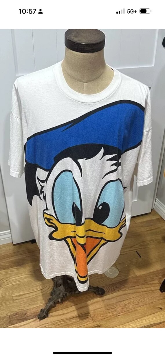 90’s Disney Store Theme Park Donald Duck Big Face 