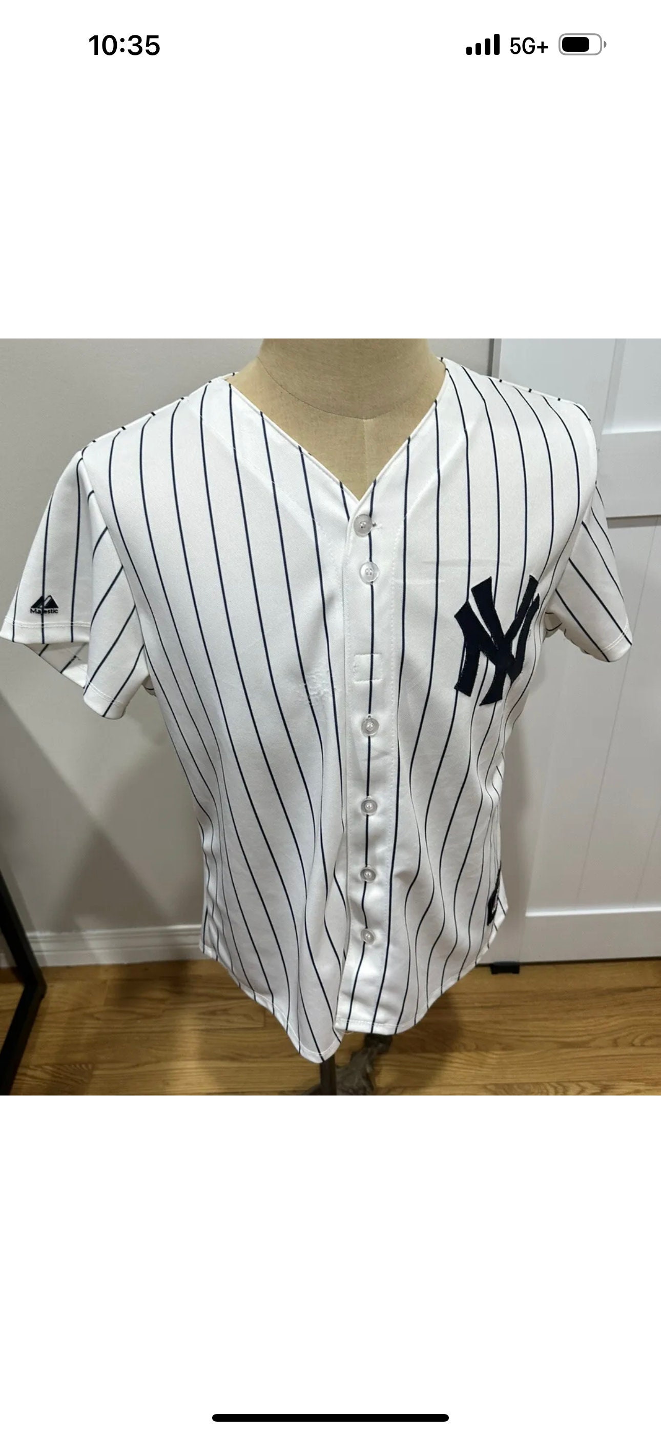 2000's NEW YORK YANKEES JETER #2 MAJESTIC JERSEY (ALTERNATE) L - Classic  American Sports