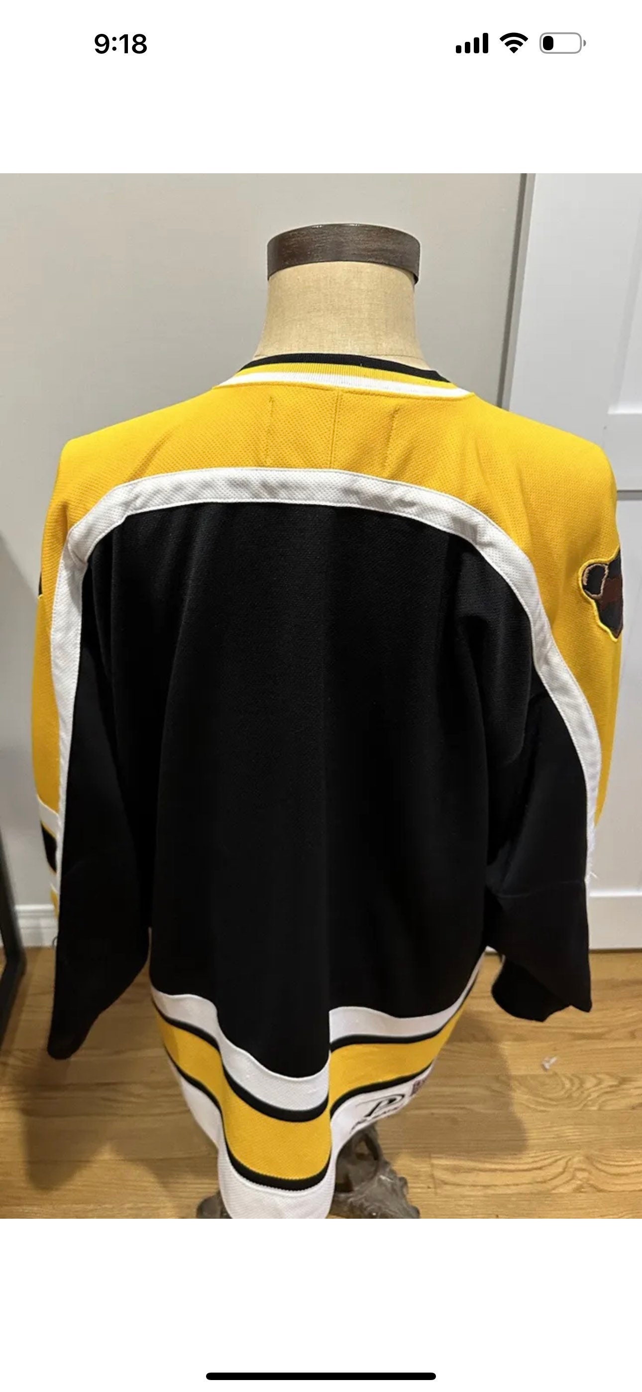 RARE Vtg 90s NHL Pro Player Boston Bruins Jersey Mens XL Hockey Sewn  Stitched