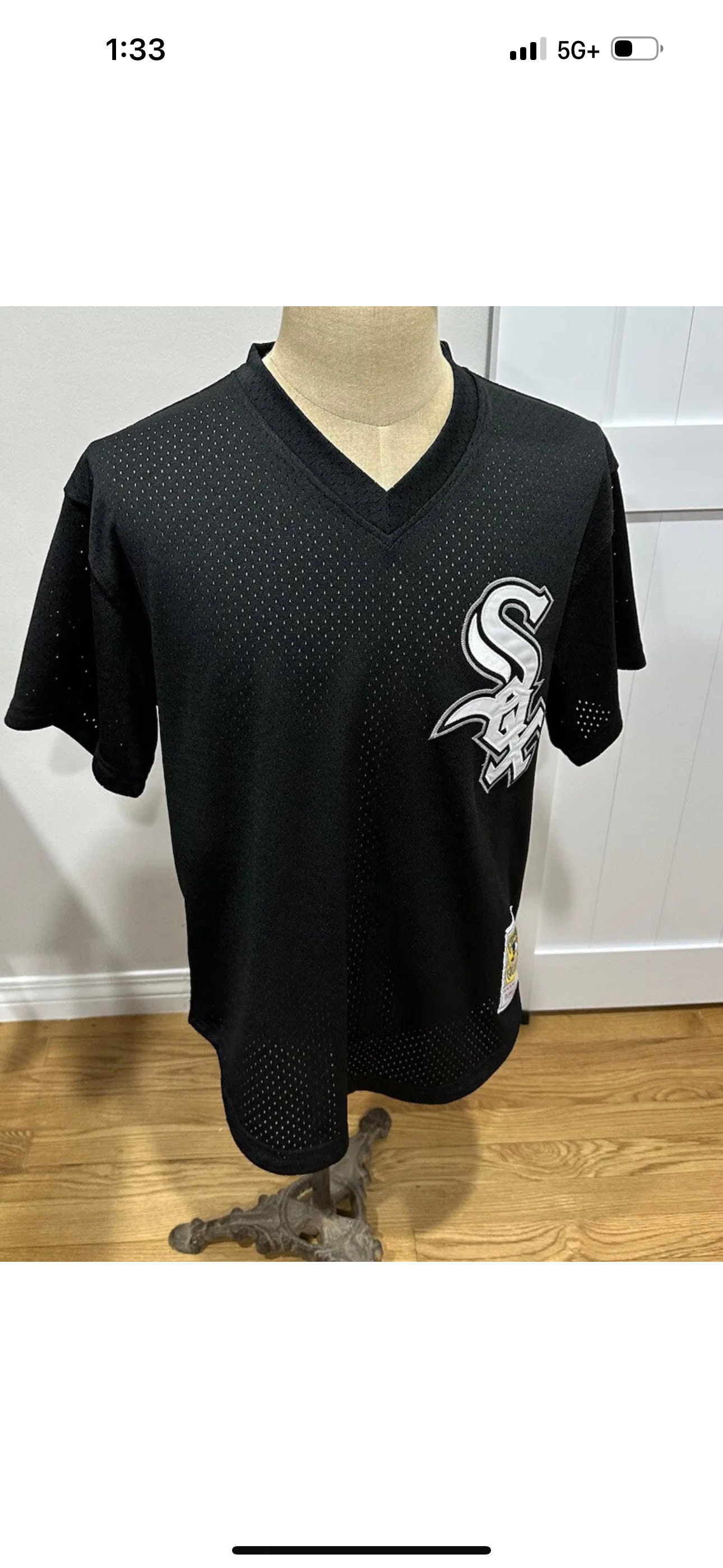 StevesGreatFinds Bo Jackson Mitchell & Ness Chicago White Sox Throwback Jersey Mens 44/L