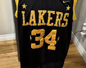 Vintage 2000's Shaquille O'neal Los Angeles Lakers Nike