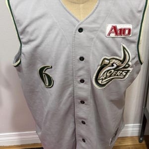 UNC Charlotte 49ers Game Worn Used Atlantic 10 Baseball AIS Jersey Mens 52 afbeelding 1