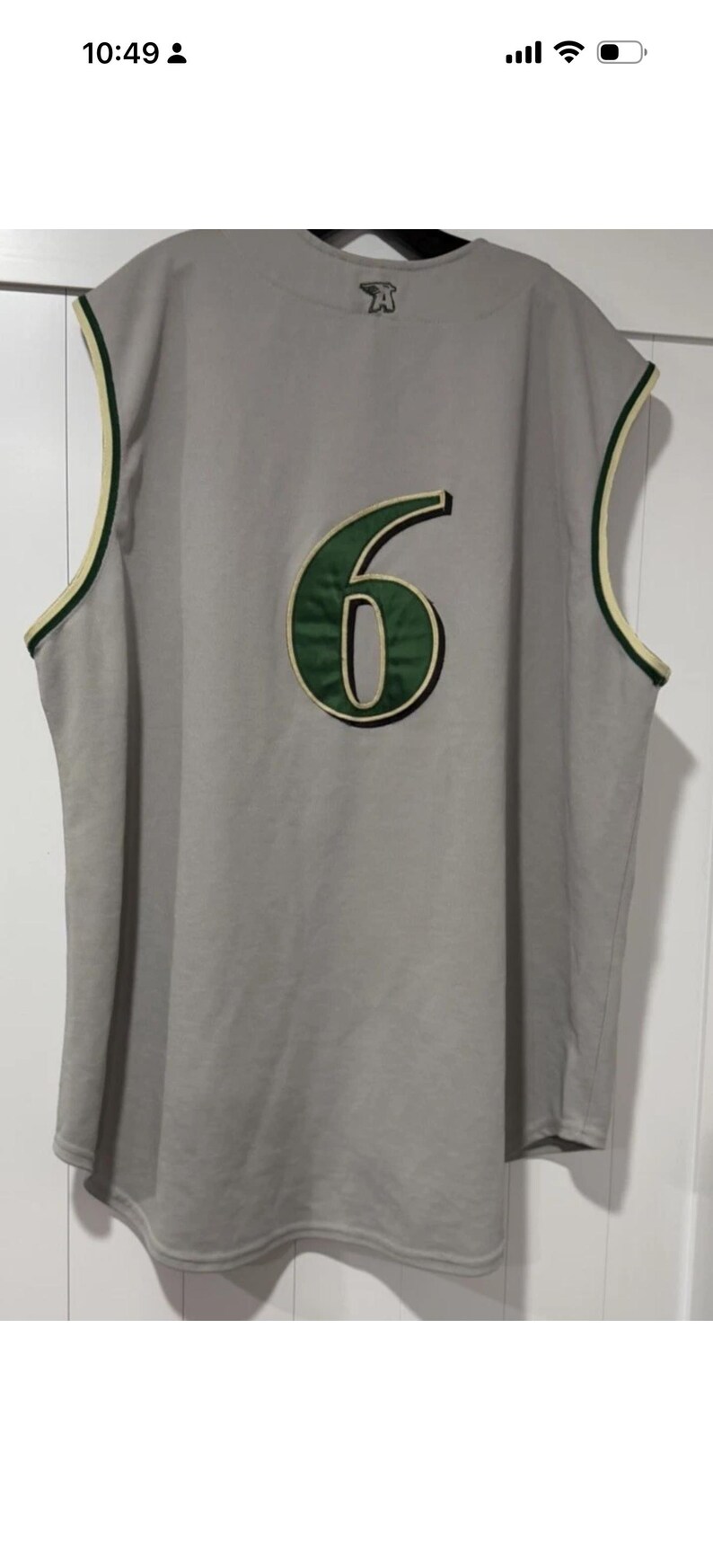 UNC Charlotte 49ers Game Worn Used Atlantic 10 Baseball AIS Jersey Mens 52 afbeelding 7